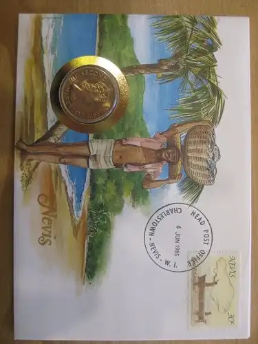 Numisbrief Münzbrief: St. Kitts Nevis