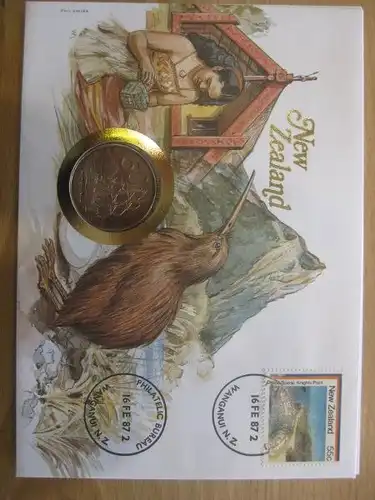 Numisbrief Münzbrief: Neuseeland New Zealand