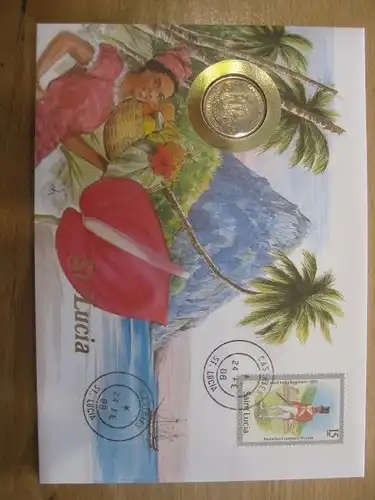 Numisbrief Münzbrief: St. Lucia