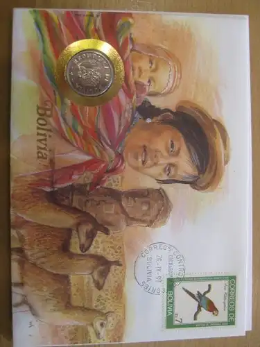 Numisbrief Münzbrief: Bolivien