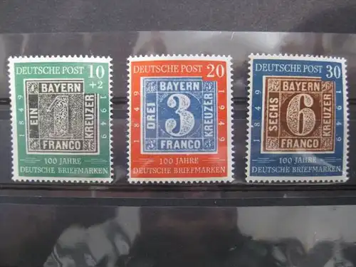  100 Jahre Deutsche Briefmarken 
Michel-Nummer 113-115