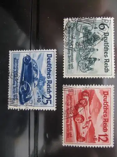 Internationale Automobil - und Motorrad-Ausstellung Berlin,
Michel-Nummer: 686-688