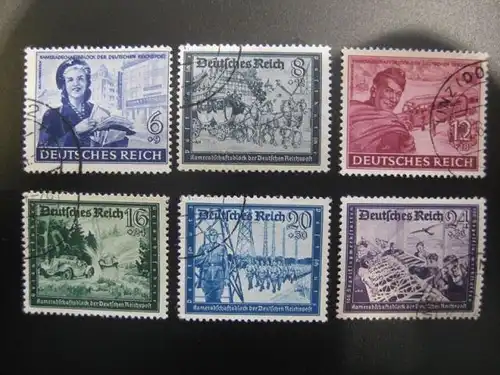 Kameradschaftsblock der Deutschen Reichspost (III), 
Michel-Nummer: 888-893