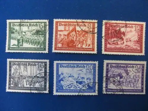 Kameradschaftsblock der Deutschen Reichspost (II), 
Michel-Nummer: 773-778