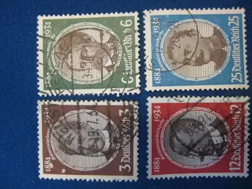 Kolonialgedenkfeier 1938, 
Michel-Nummer: 540-43