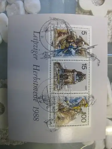 Leipziger Messe  Block 95 mit Ortsstempel, mit Tagesstempel