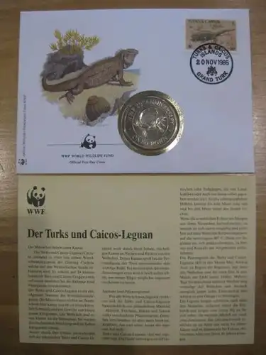 WWF Numisbrief , WWF FDC Turks and Caicos Islands 1986,
WWF 25th Anniversary