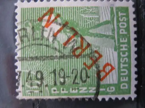 Rotaufdruck, 10 Pfennig,
Michel-Nr. 24