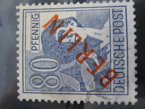 Rotaufdruck, 80 Pfennig, 
Michel-Nr. 32