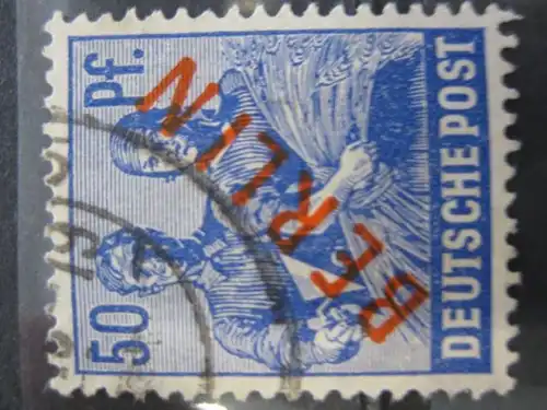 Rotaufdruck, 50 Pfennig,
Michel-Nr. 30