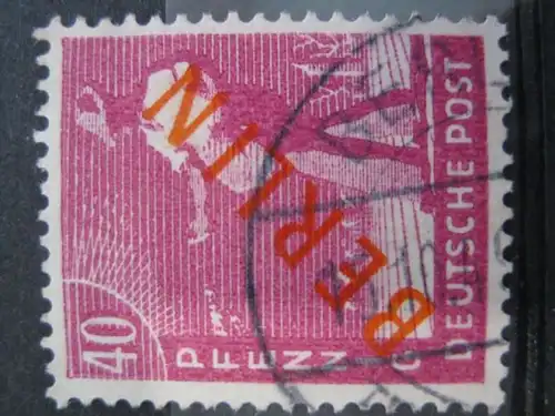 Rotaufdruck, 40 Pfennig,
Michel-Nr. 29