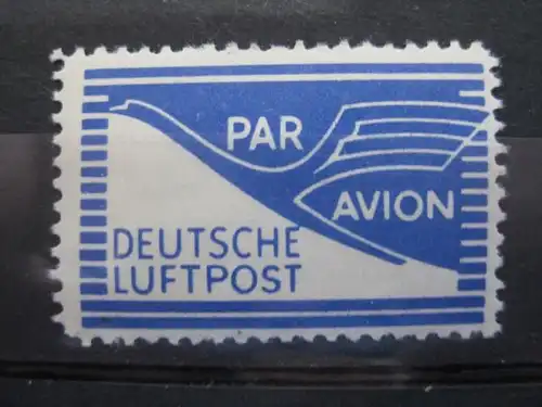 Flugpost, Zulassungsmarke, JEIA, Nr. 1