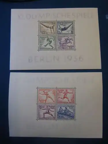 1936 Olympiablocks, Olympiablock-Paar
Block 5 und Block 6 *