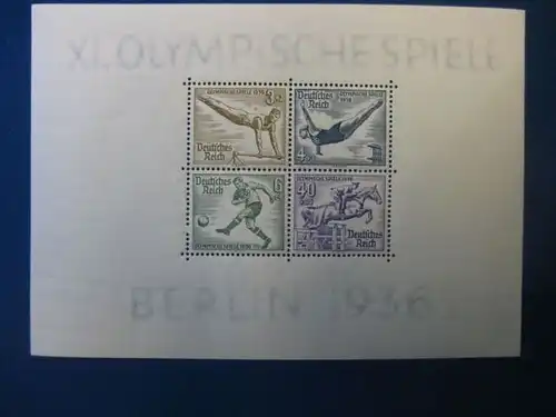 1936 Olympiablocks, Olympiablock-Paar
Block 5 und Block 6 *