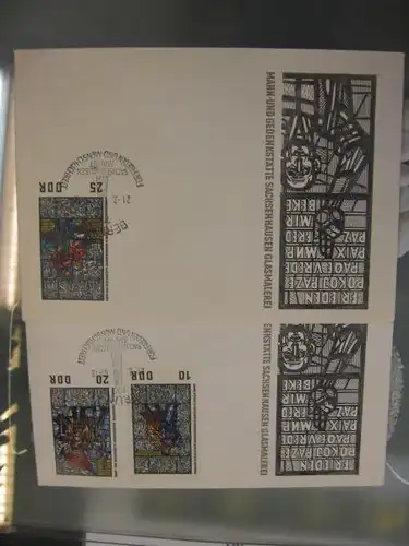 Offizieller, Amtlicher Ersttagsbrief FDC der DDR:
 Sachsenhausen