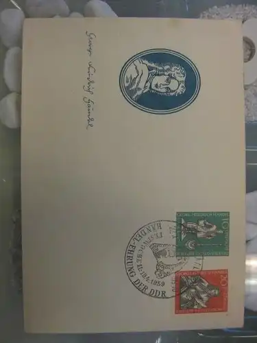 Offizieller, Amtlicher Ersttagsbrief FDC der DDR: Georg Friedrich Händel