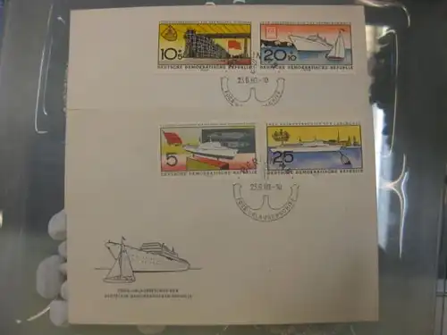 Offizieller, Amtlicher Ersttagsbrief FDC der DDR: Urlauberschiff
