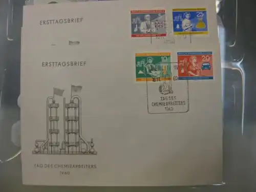 Offizieller, Amtlicher Ersttagsbrief FDC der DDR: Chemie