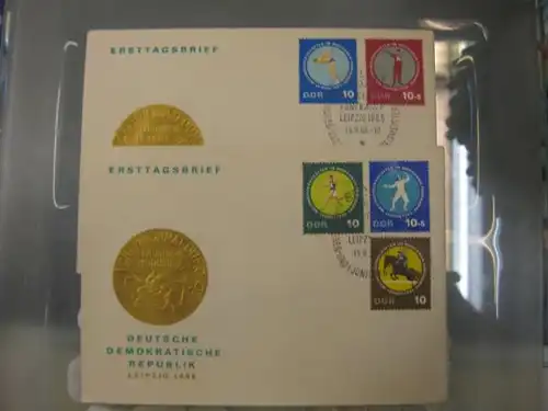Offizieller, Amtlicher Ersttagsbrief FDC der DDR: Fünfkampf-WM