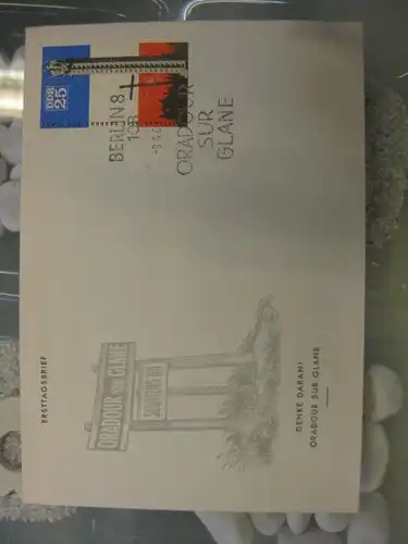 Offizieller, Amtlicher Ersttagsbrief FDC der DDR: Gedenkstätte