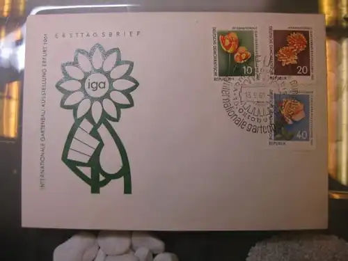 Offizieller, Amtlicher Ersttagsbrief FDC der DDR: IGA Erfurt