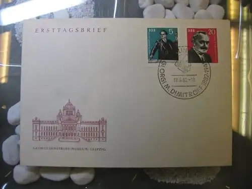 Offizieller, Amtlicher Ersttagsbrief FDC der DDR: Dimitroff