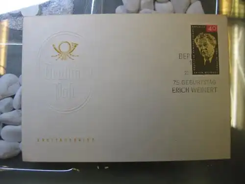Offizieller, Amtlicher Ersttagsbrief FDC der DDR: Weinert