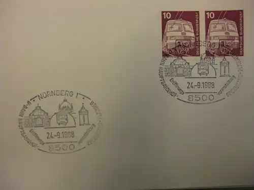 Sonderstempel U-Bahn Nürnberg 1988