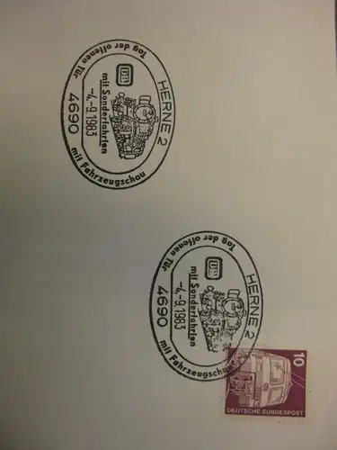 Sonderstempel Herne 1983