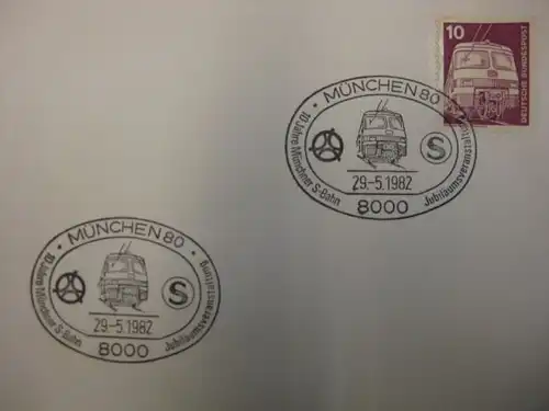 Sonderstempel S-Bahn München 1982