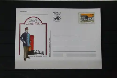 Ganzsache Portugal Dia do Selo 22.10.88 (Tag der Briefmarke)