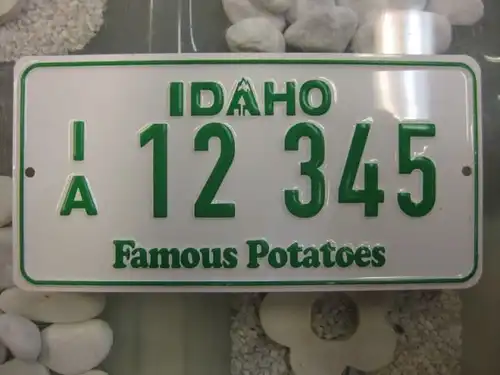 USA Miniatur Nummernschild USA Nummerntafel Idaho