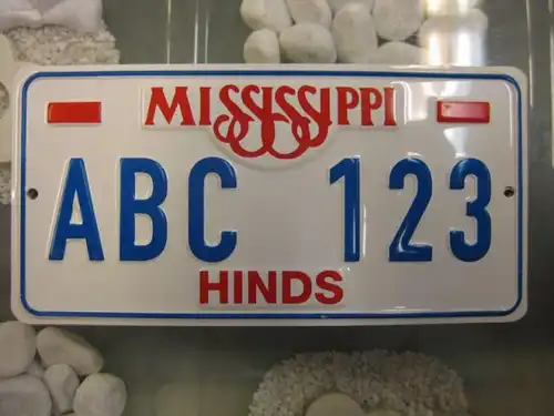 USA Miniatur Nummernschild USA Nummerntafel Mississippi