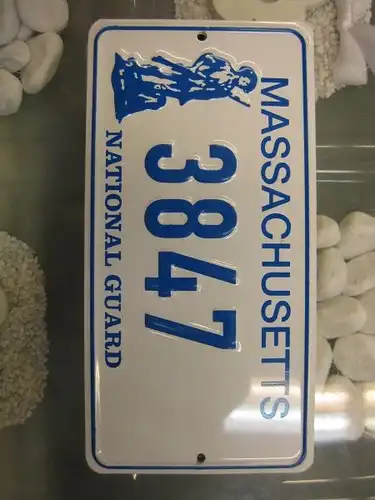 USA Miniatur Nummernschild USA Nummerntafel Massachusetts