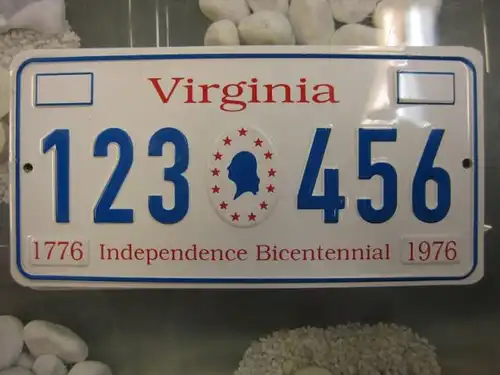 USA Miniatur Nummernschild USA Nummerntafel Virginia