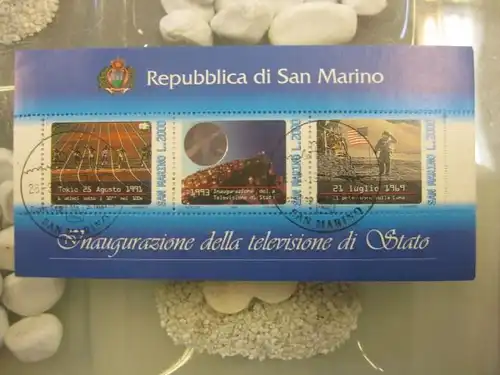 Hologramm, Blockausgabe San Marino,1993, Mondlandung