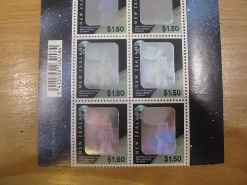 Hologramm, Neuseeland, New Zealand, Mondlandung, 1994