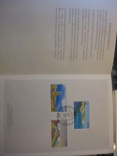 Klappkarte der GD Post, Faltkarte Typ DP1h mit Faksimile-Unterschrift Klaus Zumwinkel ; Nachfolgekarten der Ministerkarten Typ V, Bilder aus Deutschland