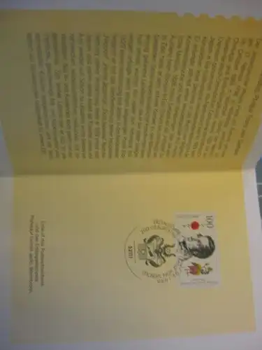 Klappkarte der GD Post, Faltkarte Typ DP1 mit Faksimile-Unterschrift Klaus Zumwinkel ; Nachfolgekarten der Ministerkarten Typ V,  von Siebold 1996