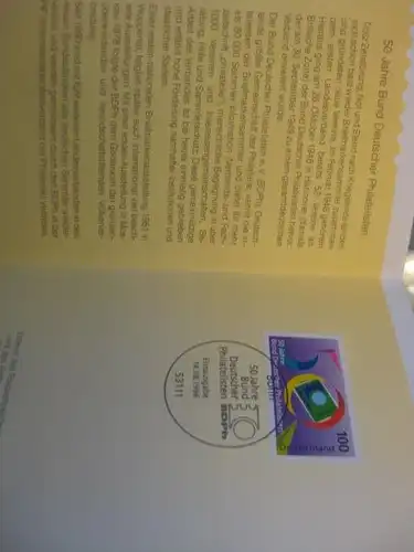 Klappkarte der GD Post, Faltkarte Typ DP1, BDPh,  1996 mit Faksimile-Unterschrift Klaus Zumwinkel ; Nachfolgekarten der Ministerkarten Typ V