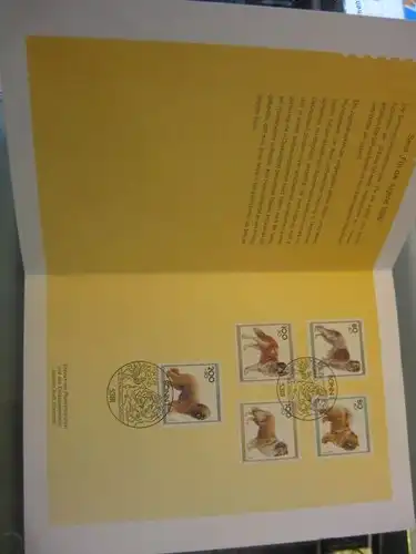 Klappkarte der GD Post, Faltkarte Typ DP1h, Jugendmarken, Für die Jugend 1996 mit Faksimile-Unterschrift Klaus Zumwinkel ; Nachfolgekarten der Ministerkarten Typ V