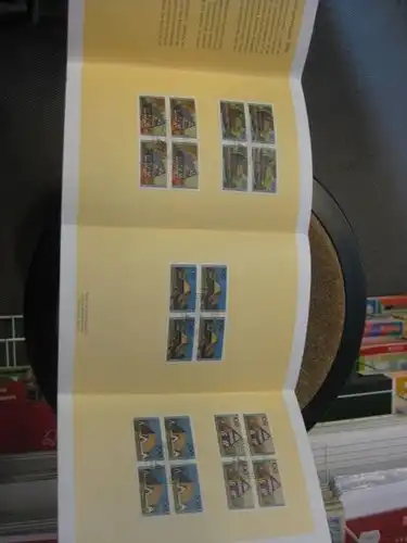 Klappkarte der GD Post, Faltkarte Typ DP1h, Wohlfahrtsmarken 1996 mit Faksimile-Unterschrift Klaus Zumwinkel ; Nachfolgekarten der Ministerkarten Typ V
