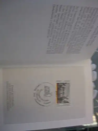 Klappkarte der GD Post, Faltkarte Typ DP1, Grenzöffnung, 1994 mit Faksimile-Unterschrift Klaus Zumwinkel ; Nachfolgekarten der Ministerkarten Typ V