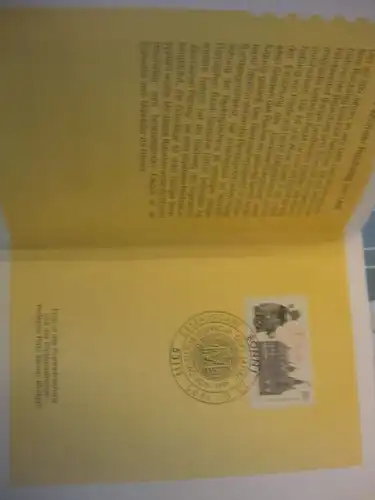 Klappkarte der GD Post, Faltkarte Typ DP1, Wormser Reichstag 1995 mit Faksimile-Unterschrift Klaus Zumwinkel ; Nachfolgekarten der Ministerkarten Typ V