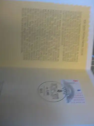 Klappkarte der GD Post, Faltkarte Typ DP1, Leipziger Messe, 1997 mit Faksimile-Unterschrift Klaus Zumwinkel ; Nachfolgekarten der Ministerkarten Typ V