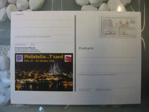 Sonderpostkarte PSo31, PHILATELIA mit T-card Köln 1993