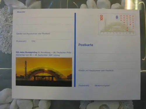Sonderpostkarte PSo47, Philatelistentag Leipzig 1997