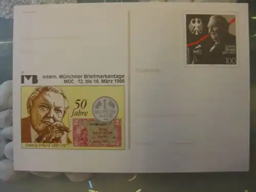 Sonderpostkarte PSo51, Münchner Briefmarkentage 1998