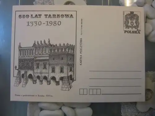 Ganzsache, Postkarte Polen "Stadt Tarnow"