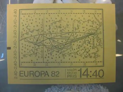 Schweden, Markenheft EUROPA, EUROPA-Marken, CEPT 1982; postfrisch